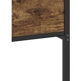  Posteljni okvir brez vzmetnice hrast 75x190 cm inženirski les, (21828981) | Shoptok.si