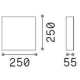 Ideal Lux STROPNA LED-SVETILKA Snow 18 W 4000 K 220-240 V | Shoptok.si
