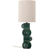 Bloomingville Zelena/kremno bela keramična namizna svetilka s tekstilnim senčilom (višina 68 cm) Brady – | Shoptok.si