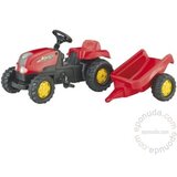 Rolly Toys Traktor na pedale sa prikolicom Rolly kid Red Cene