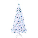  Umjetno božićno drvce s stalakom Bijelo 180 cm PVC i čelik | shoptok.hr