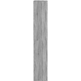 vidaXL Knjižna omara siva sonoma 100x33x187,5 cm inženirski les | Shoptok.si