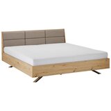 Bessagi Home Oblazinjena Postelja Dormio, Hrast, Rjava, 180x200 Cm | Shoptok.si