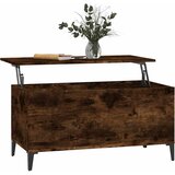  Stolić za kavu boja hrasta 90 x 44,5 x 45 cm konstruirano drvo | shoptok.hr