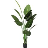 BZ 180Cm Umetna Rajska Ptica Paradisaeidae S Temno Zelenimi Velikimi Listi Sestavljiva Tropiska Umetna Rastlina Za Trgovina Božična Dekoracija, (5000009121) | Shoptok.si