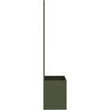  Vrtna sadilica s Dekorativnom Pločom Maslinovo zelena 50 x 140 cm | shoptok.hr