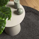  Košata preproga moderna antracit Ø 120 cm | Shoptok.si