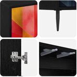  ormar HEESCH 102 x 33 x 51 cm Crni hrast Konstruirano drvo | shoptok.hr