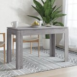 Furnova Jedilna miza siva sonoma 120x60x76 cm inženirski les, (21946703) | Shoptok.si
