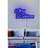 WALLXPERT dekorativna plastična led rasveta why so serious blue | ePonuda.com