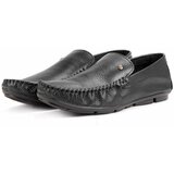 Ducavelli Attic Genuine Leather Men's Casual Shoes, Roque Loafers Black. Cene