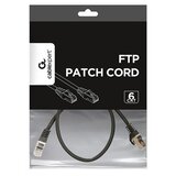 Gembird PP6-0.5M/BK Mrezni kabl, CAT6 FTP Patch cord 0.5m black Cene