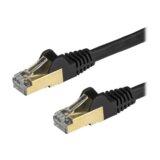 StarTech.com 6ASPAT3MBK kabel za umrežavanje Crno 3 m Cat6a U/FTP (STP) | Shoptok.si