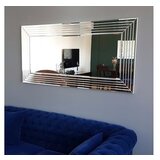 Hanah home Stensko ogledalo Mavon (Srebrna) | Shoptok.si