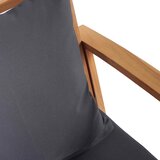  Sjedeća garnitura za vrt 5 kom. Prirodna Čvrsto teak drvo | shoptok.hr