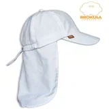 BROKULA SALMO UV kapa za odrasle bijela, ONE SIZE