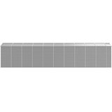  Vrtna kućica svijetlosiva 191x895x198 cm pocinčani čelik | Eponuda.com