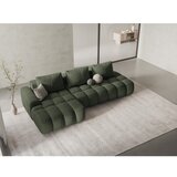 Cosmopolitan Design Zelena raztegljiva/s prostorom za shranjevanje kotna sedežna garnitura (levi kot/z ležalnikom) Linz – | Shoptok.si