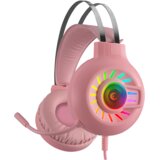 Rampage Slušalice sa mikrofonom gaming RM-K44 ZENGIBAR Pink 7.1 Surround RGB Light Effect, 36019 | Eponuda.ba