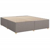  Krevet s oprugama i madracem smeđesivi 200x200 cm od tkanine | shoptok.hr