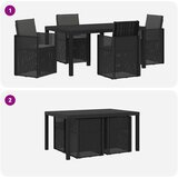  Vrtni set za objed s jastukom 5 pcs Antracit PP | shoptok.hr