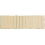  Jastuk za ležaljku bež 200 x 50 x 3 cm od tkanine Oxford | Eponuda.ba