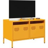vidaXL TV omarica gorčično rumena 68x39x43,5 cm hladno valjano jeklo | Shoptok.si