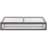 vidaXL povišena gredica sa staklenikom 110 x 54 x 120 cm od jelovine | shoptok.hr