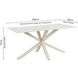 P & B JEDILNA MIZA, kašmir | Shoptok.si