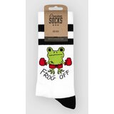 American Socks Frog Off - Mid High Nogavice beige & blue | Shoptok.si
