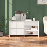  2-dijelna komoda bijela od konstruiranog drva | shoptok.hr