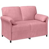 SOFA za dvije osobe Ružičasta 138 x 83 x 95 cm Baršun | Eponuda.ba