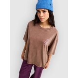 Roxy Talloversize Washed T-shirt chestnut Cene