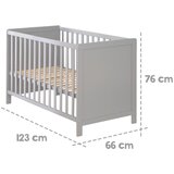 Roba Siva otroška posteljica 60x120 cm – | Shoptok.si