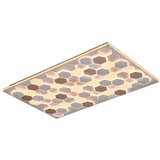 CINQUE bela led stropna svetilka z glasovnim upravljanjem s pomočjo mobilne aplikacije s kovinskim senčilom 70x115 cm cifavo – | Shoptok.si