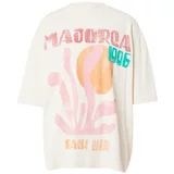 Top Shop Majica 'Majorca' narančasta / koraljna / roza / vuneno bijela
