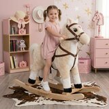 Olimp Sport Plišani konjić klackalica sa muzikom Baby Line - Krem | Eponuda.com