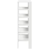  Stalak za cipele bijeli 61x32x105 cm od konstruiranog drva | Eponuda.com