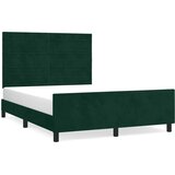  Okvir za krevet bez madraca tamnozeleni 140x190 cm baršunasti | shoptok.hr