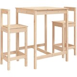  The Living Store Vrtna barska garnitura 3-delna trdna borovina - Vrtna Barska Garnitura, (21454625) | Shoptok.si