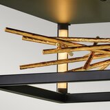 Quintiesse QN-STYX-LED-F-BG - LED plafonsko svetlo STYX LED/8W/230V crna/zlatna | Eponuda.com