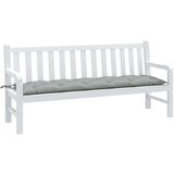  Jastuk za vrtnu klupu prošarano svjetlosivi 180x50x7 cm tkanine | shoptok.hr