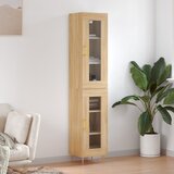  Visoka komoda hrasta sonome 34,5x34x180cm od konstruiranog drva | shoptok.hr