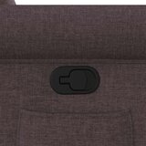  Naslonjač od tkanine tamnosmeđi | shoptok.hr