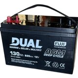 Dual Marine Solar Multifit 130Ah akumulatori Baterije 12V Marine Solar Equipment Cijene