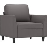  4-dijelni set sofa s jastucima sivi od umjetne kože Siva | shoptok.hr