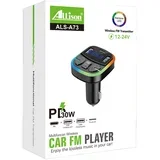 BLUETOOTH FM TRANSMITER ALS-A73 PD 30W 2USB TF CARD SLOT