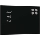 vidaXL Zidna magnetna ploča crna 30 x 20 cm od kaljenog stakla | shoptok.hr