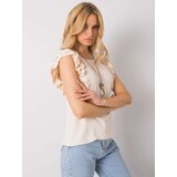 Och Bella Blouse-TW-BZ-BI-BF002.88-light beige | Shoptok.si