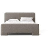 Micadoni Siva oblazinjena zakonska postelja z letvenim dnom 160x200 cm Eda – | Shoptok.si
